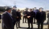 بازديد فرماندار شهرستان همدان از شهرك صنفي بنكداران